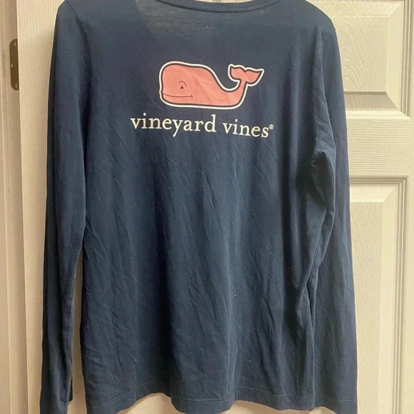 Women’s Vineyard Vines 100% Pima Cotton Long Sleeved Lightweight Top Size Large - Picture 2 of 3